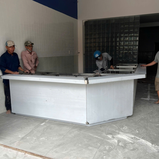 Quầy pha chế - inox long khánh